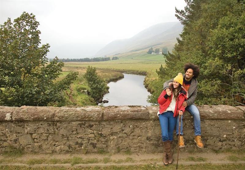 Views from Old Mill Lodge at Glen Clova Lodges