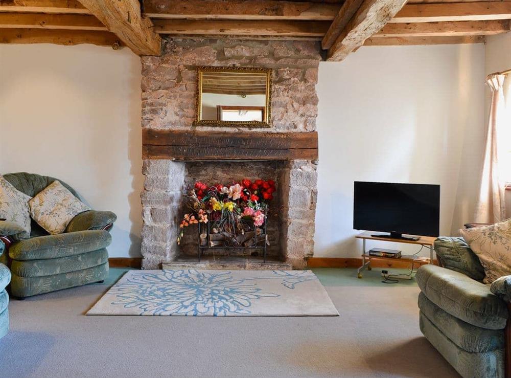 Living room at Glen Cottage in Marstow, near Ross-On-Wye, Herefordshire
