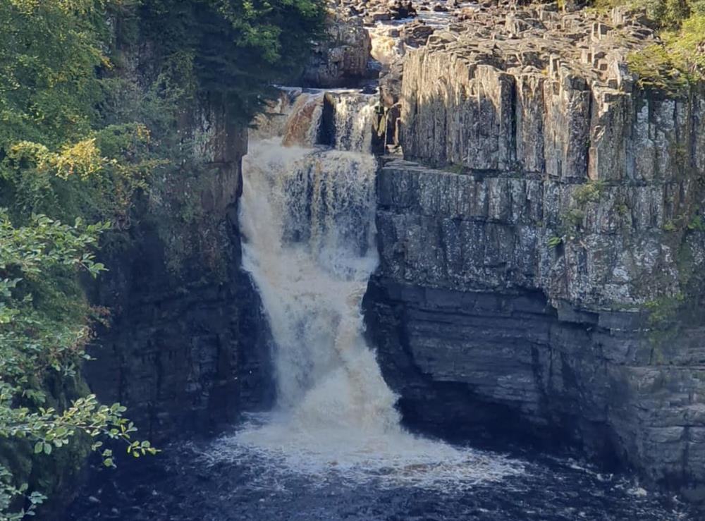 High Force Waterfall England’s Tallest at Glen Cottage in Mickleton, near Barnard Castle, Durham