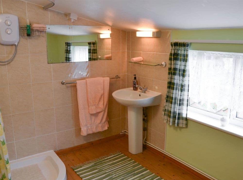 Shower room at Glen Cottage in Westfield, near East Dereham, Norfolk