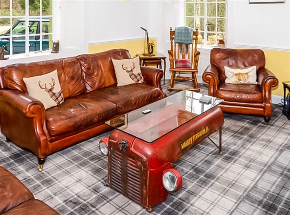 Living room at Glen Doll House in Kirriemuir, Angus