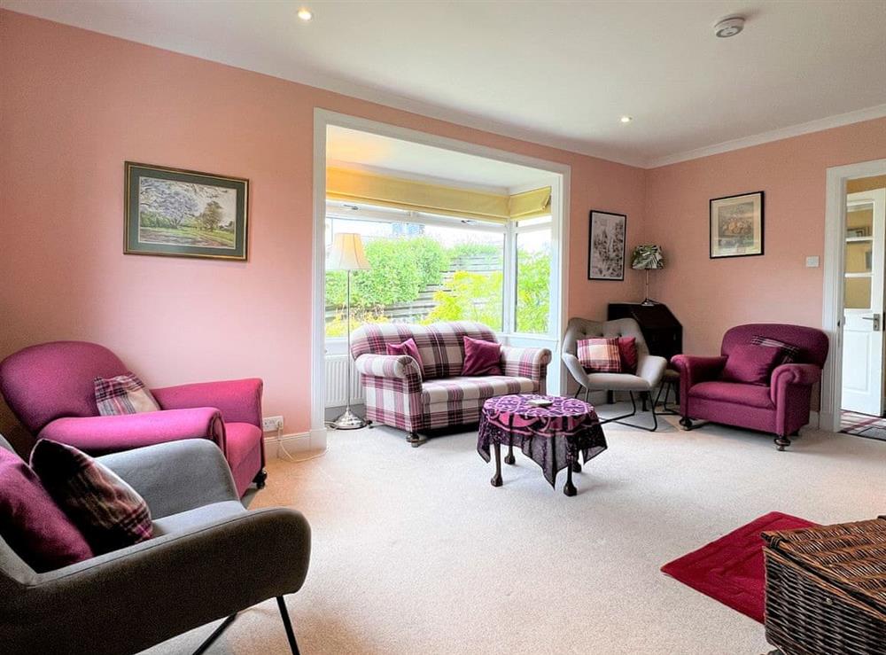 Living room at Glen Mhor in Kyle of Lochalsh, Ross-Shire