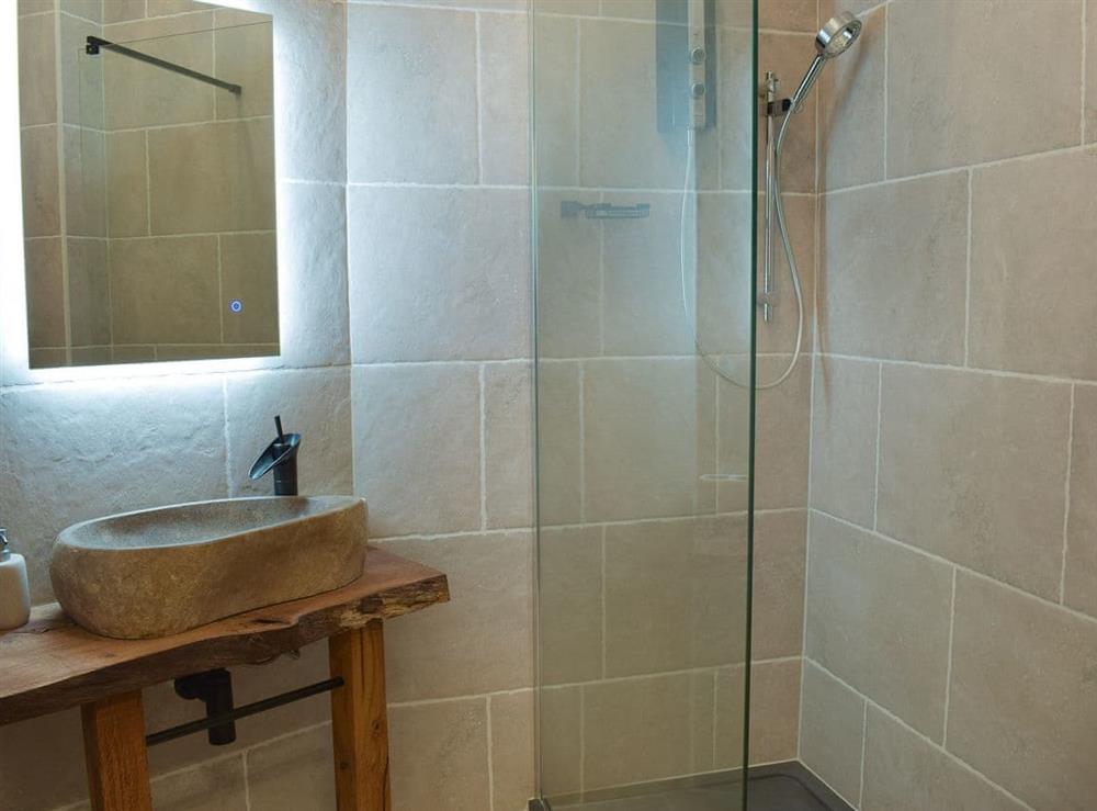 Shower room at Glen Rosa in Ayr, Ayrshire