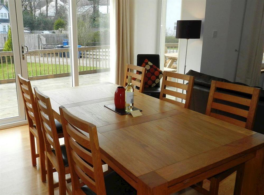Dining Area at Glen Rosa Lodge in Brodick, Isle of Arran, Scotland