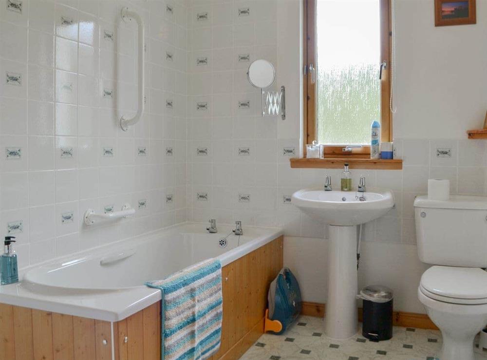 Bathroom at Glen View Cottage in Stromeferry, near Kyle of Lochalsh, Ross-Shire
