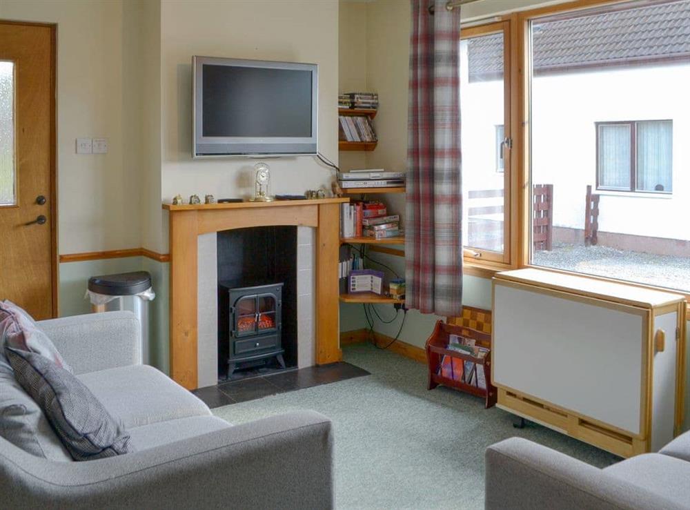 Comfortable living room at Glen View Cottage in Stromeferry, near Kyle of Lochalsh, Ross-Shire
