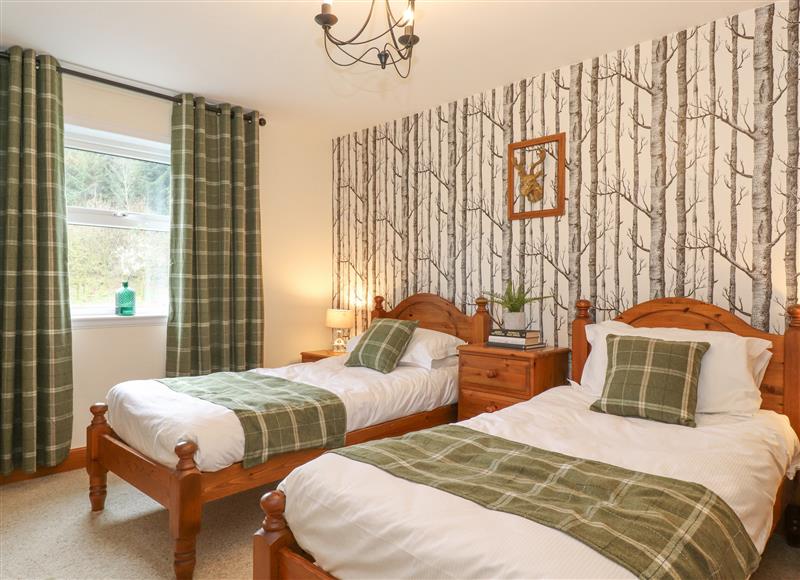 One of the bedrooms at Glen View, Dunscore near Dumfries