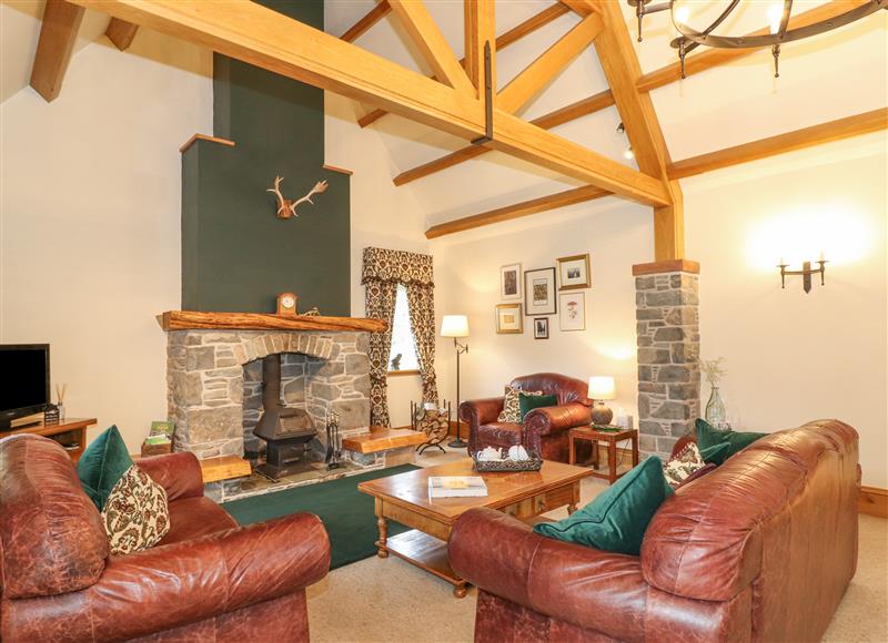 The living area at Glen View, Dunscore near Dumfries
