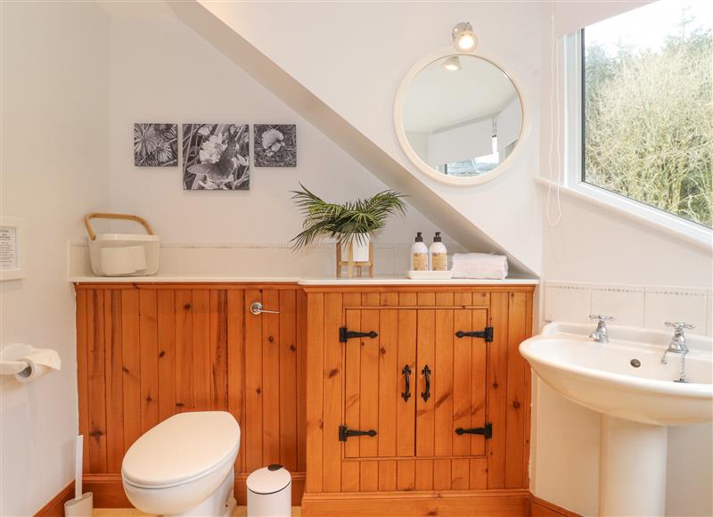 This is the bathroom at Glen View, Dunscore near Dumfries