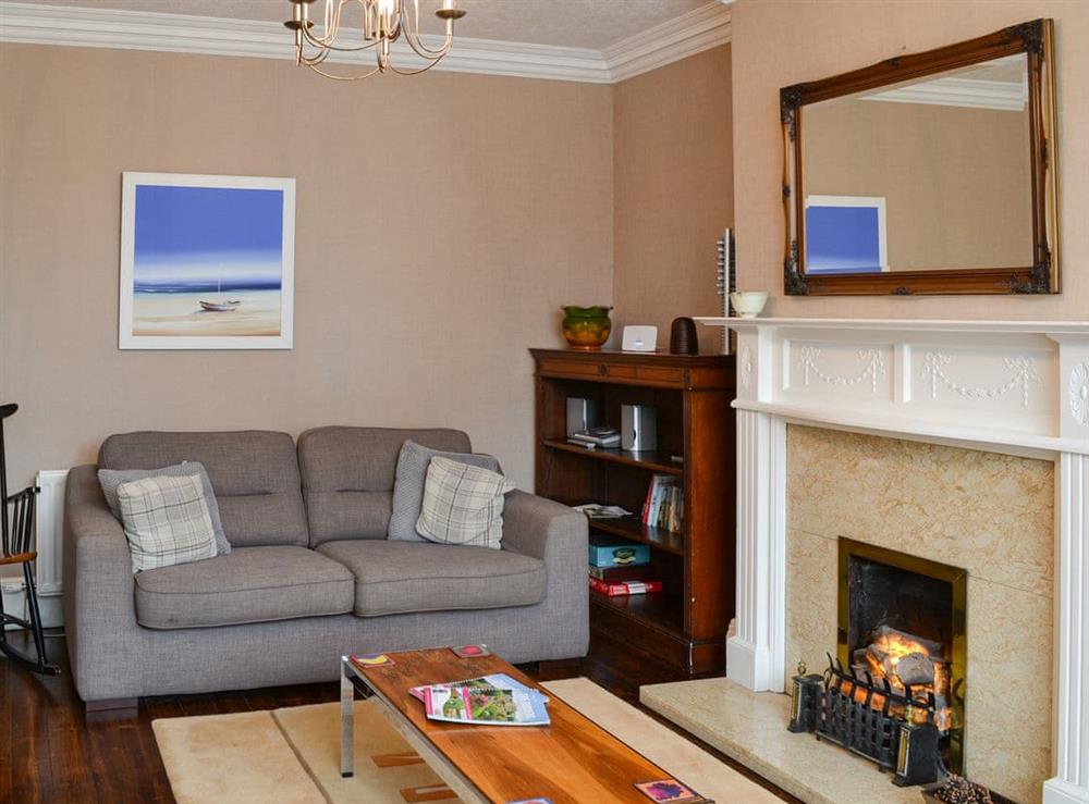 Living room at Glenander in Bamburgh, Northumberland