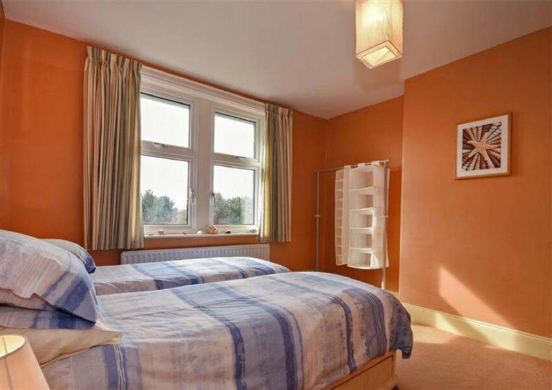 One of the bedrooms at Glenavon, Seahouses