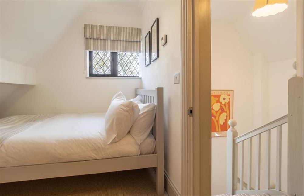Bedroom five with 4’ small double bed at Glencairn House, Thorpeness