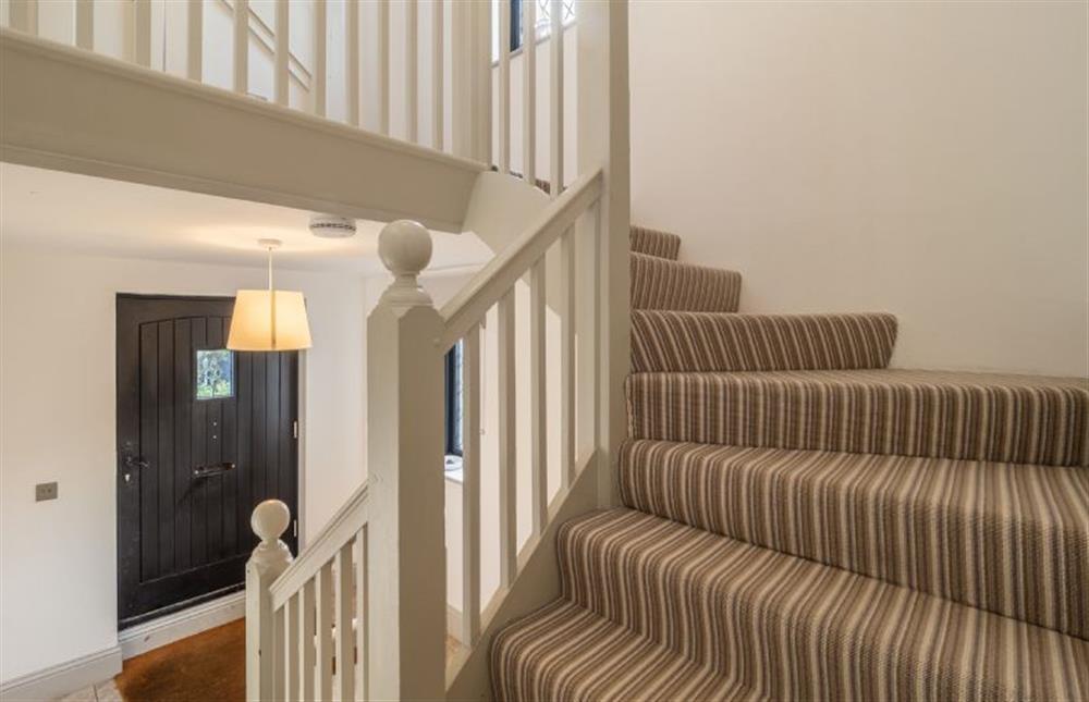 Stairs to first floor at Glencairn House, Thorpeness