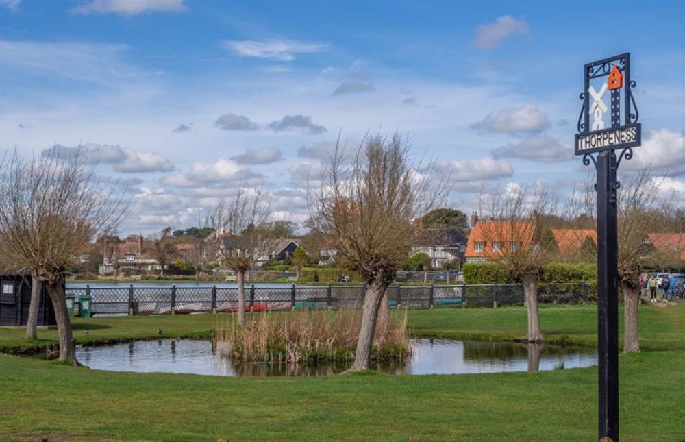 the Meare boating lake at Glencairn House, Thorpeness