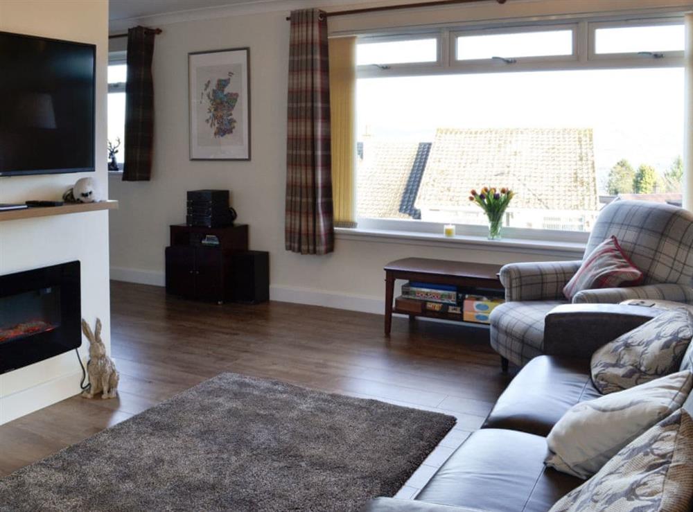 Living room at Glencairn in Langbank, near Port Glasgow, Glasgow and the Clyde Valley, Renfrewshire