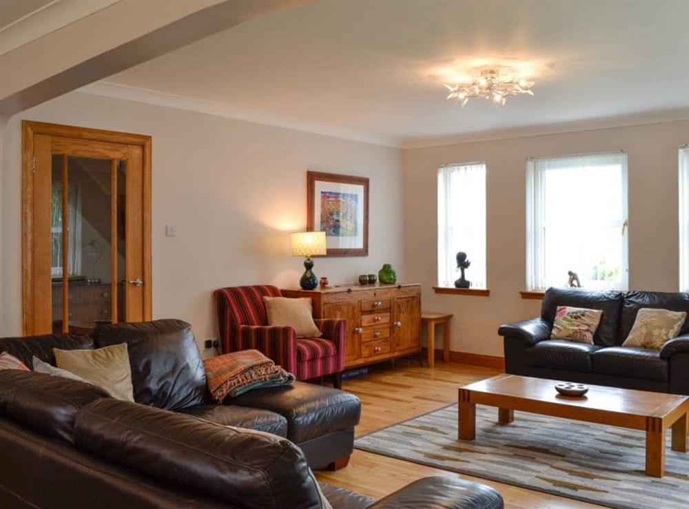 Cosy living room at Glencroft in Portpatrick, near Stranraer, Dumfries and Galloway, Wigtownshire