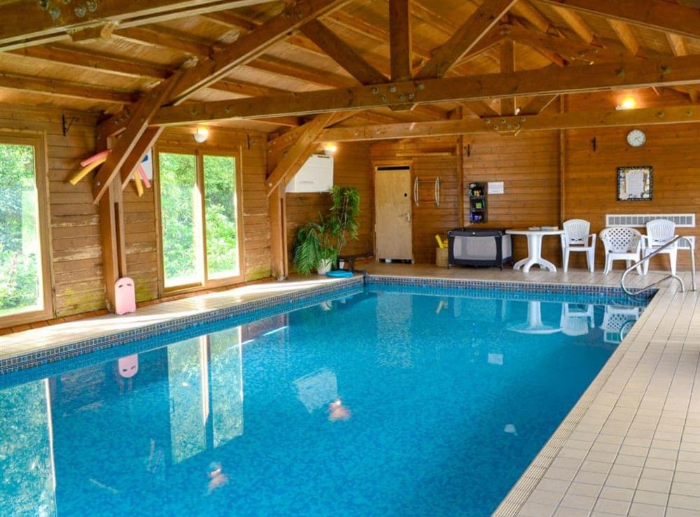 Wonderful indoor swimming pool at Glendale Cottage, 