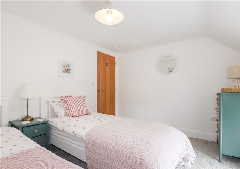 One of the bedrooms at Glendale, Trelights near Port Isaac