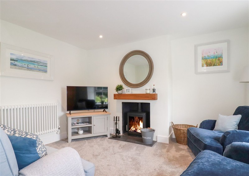 Relax in the living area at Glendale, Trelights near Port Isaac