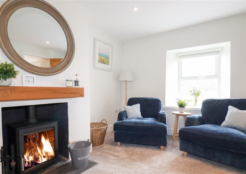 The living room at Glendale, Trelights near Port Isaac
