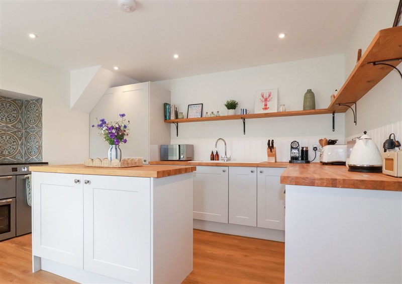 This is the kitchen at Glendale, Trelights near Port Isaac