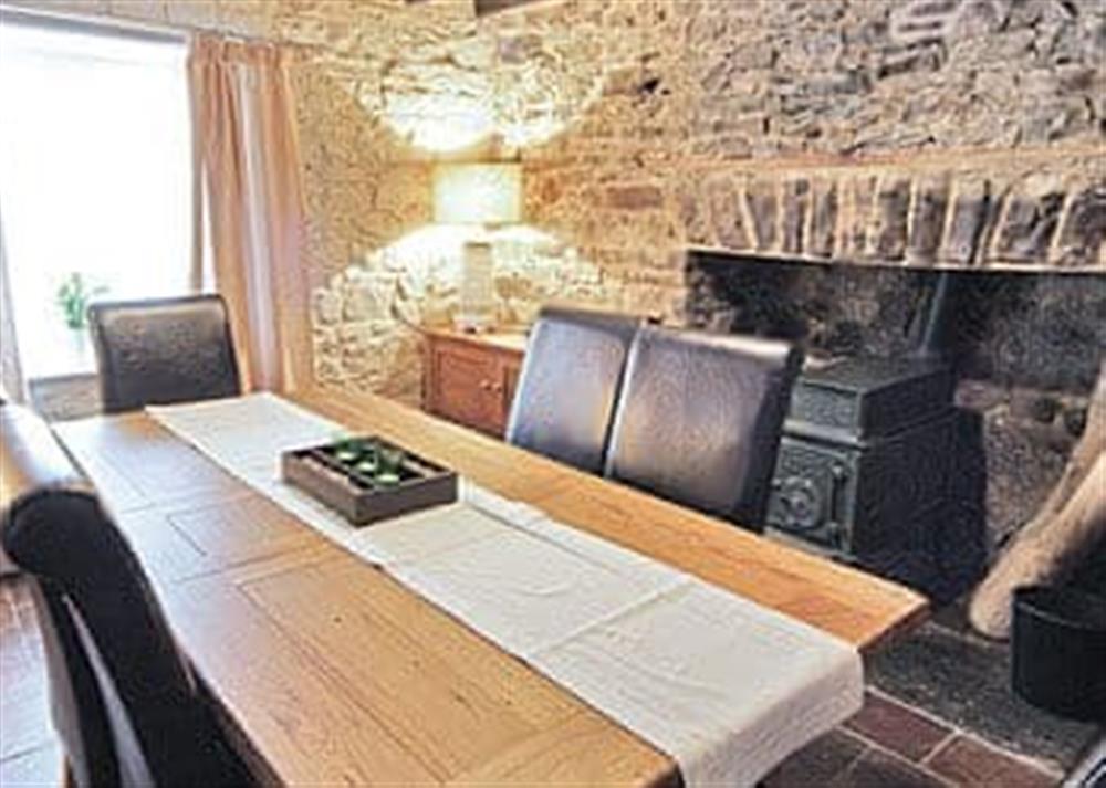 Dining room at Glendower in Aberaeron, Dyfed