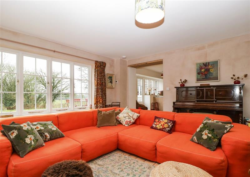 This is the living room at Glenfield, Kington Magna near West Stour