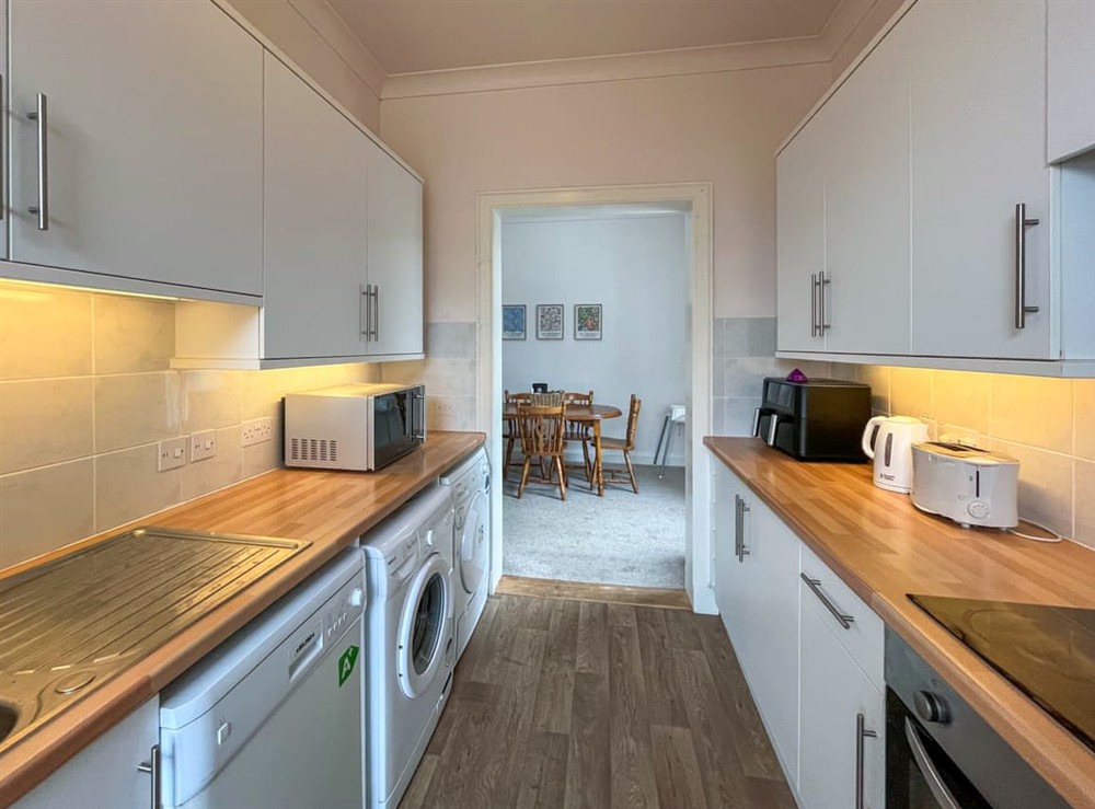 Kitchen at Glenfyne Apartment in Ardrishaig, near Lochgilphead, Argyll