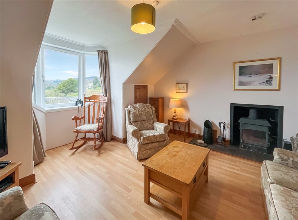Living area (photo 2) at Glengilp Apartment in Ardrishaig, near Lochgilphead, Argyll