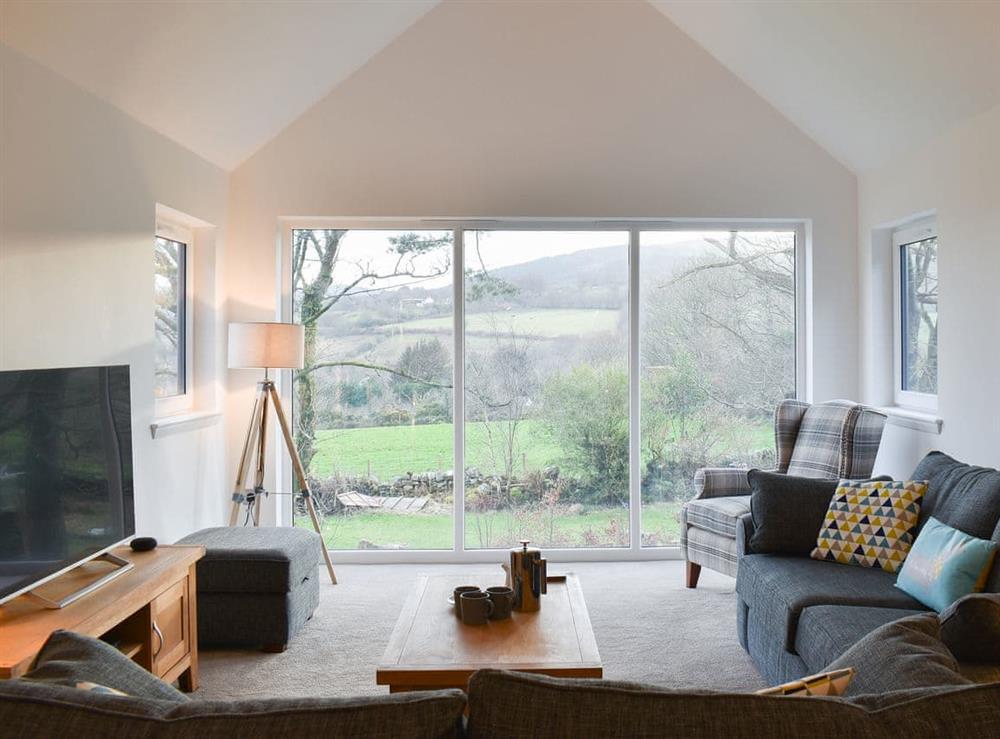 Living room at Glenisla in Whiting Bay, near Brodick, Isle Of Arran