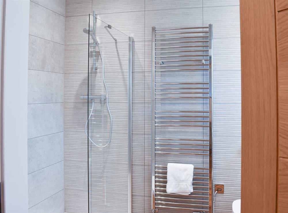Shower room at Glenisla in Whiting Bay, near Brodick, Isle Of Arran