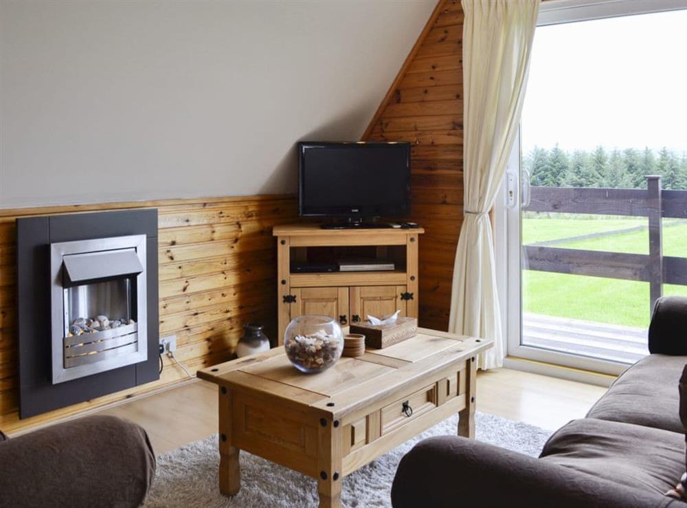 Cosy and comfortable living area at Glenlivet View in Glenlivet, near Dufftown, Highlands, Banffshire