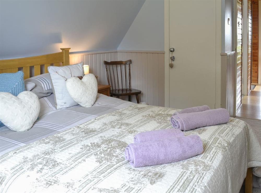 Cosy double bedded room at Glenlivet View in Glenlivet, near Dufftown, Highlands, Banffshire