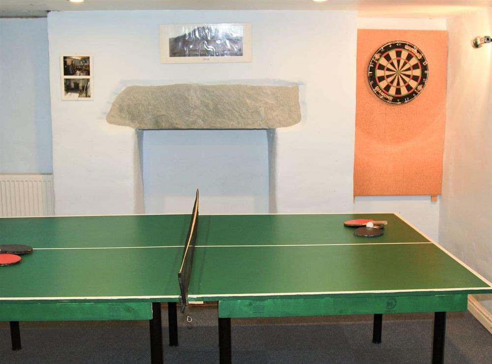 Games room at Glenmore Cottage in Ambleside, Cumbria