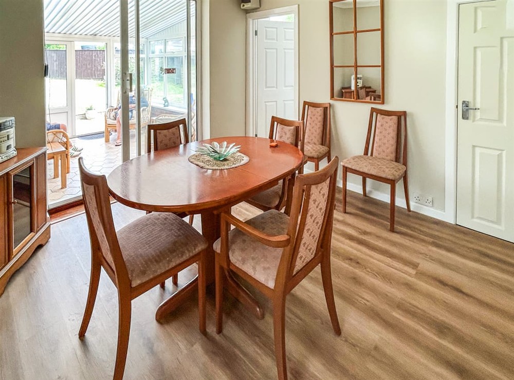 Dining Area at Glenmore Garden in Weymouth, Dorset