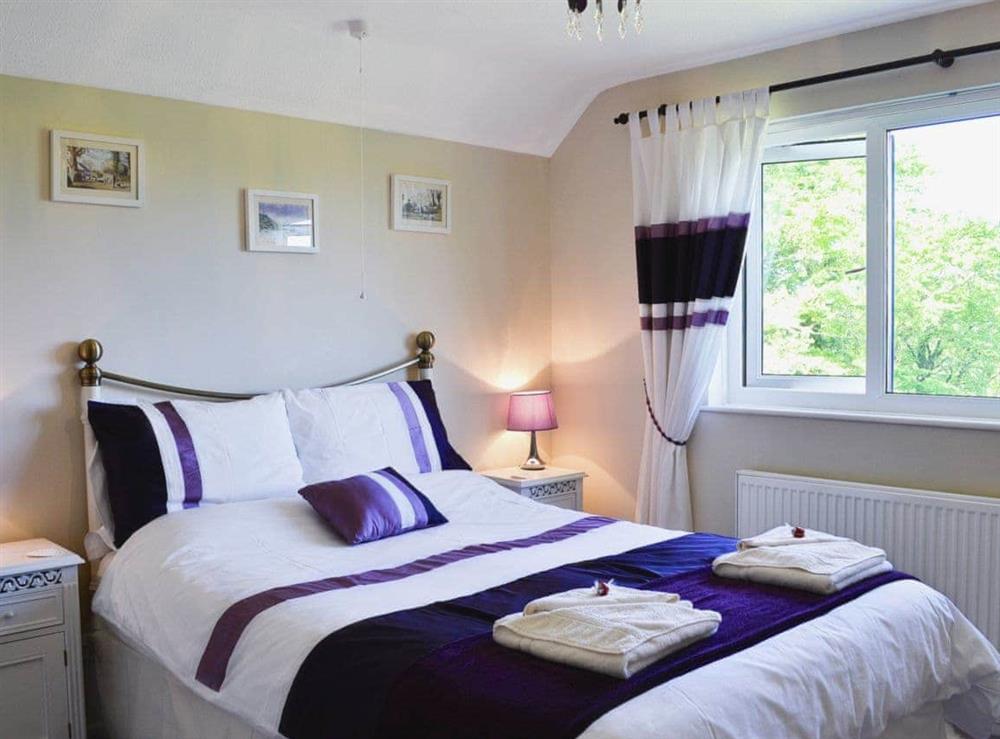 Double bedroom at Glennydd in Bronant, near Aberystwyth, Dyfed
