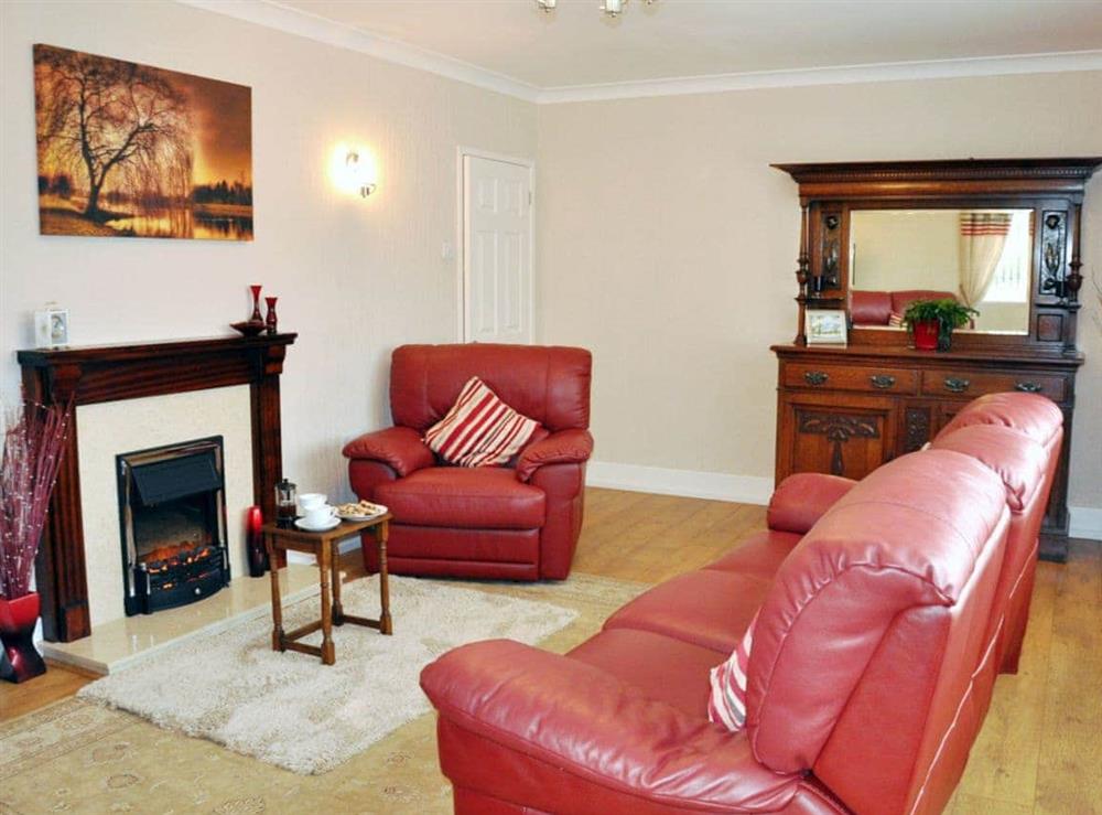 Living room at Glennydd in Bronant, near Aberystwyth, Dyfed