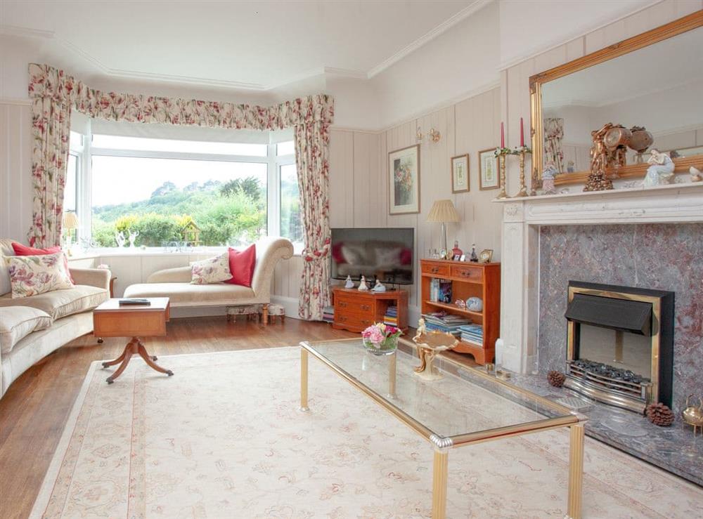 Living room at Glenridge Apartment in Torquay, Devon