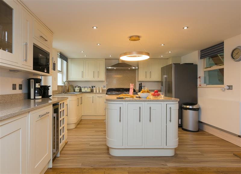 The kitchen at Glenside House, Carbis Bay