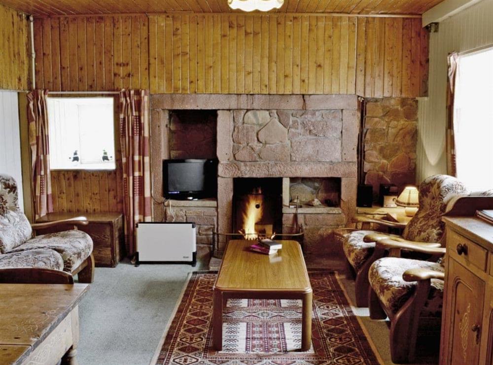 Living room at Glentairie Cottage in Glenprosen, by Kirriemuir, Angus