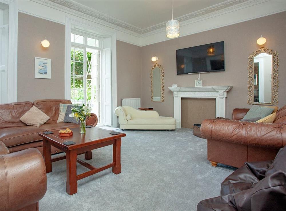 Living room at Glenthorne in Torquay, Devon