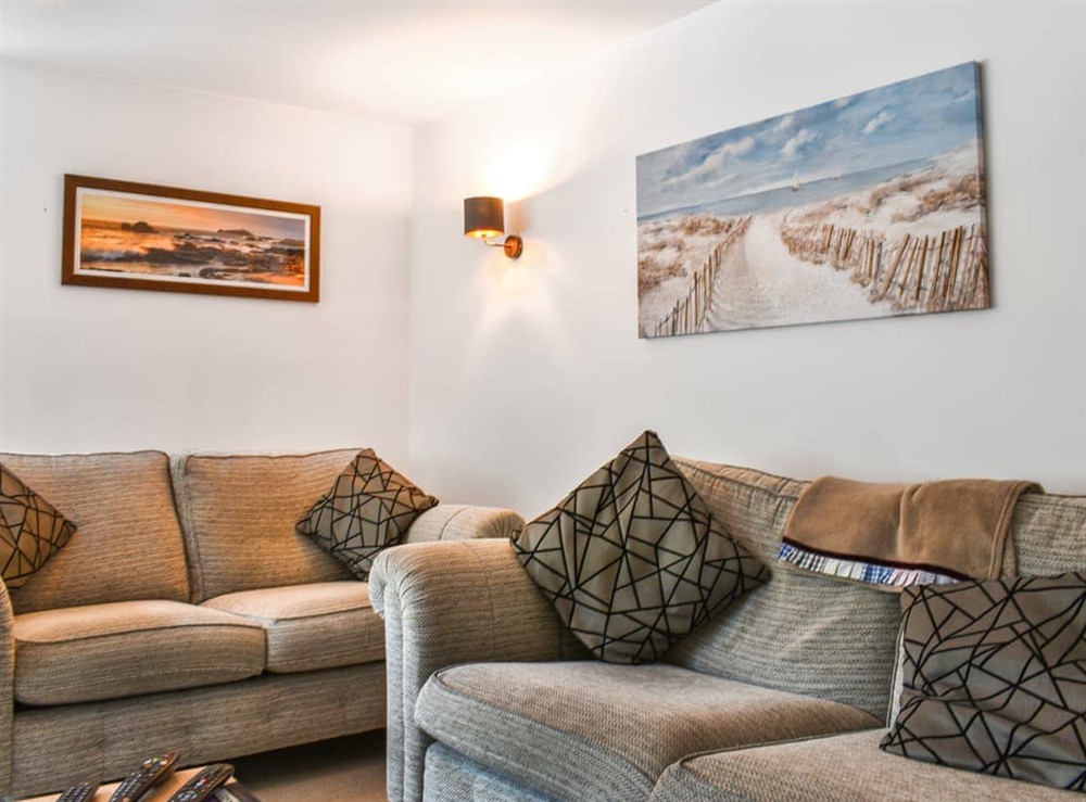 Living room at Glenview Cottage in Horrabridge, near Tavistock, Devon