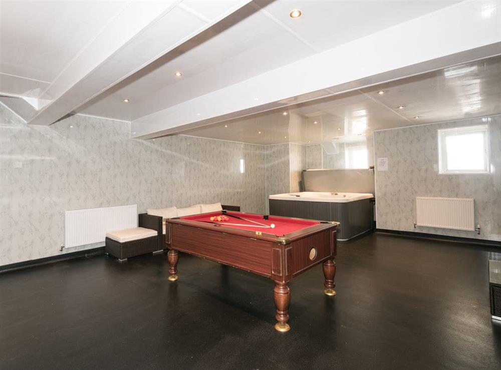 Games room with Hot Tub at Glenwalden in Blackpool, Lancashire