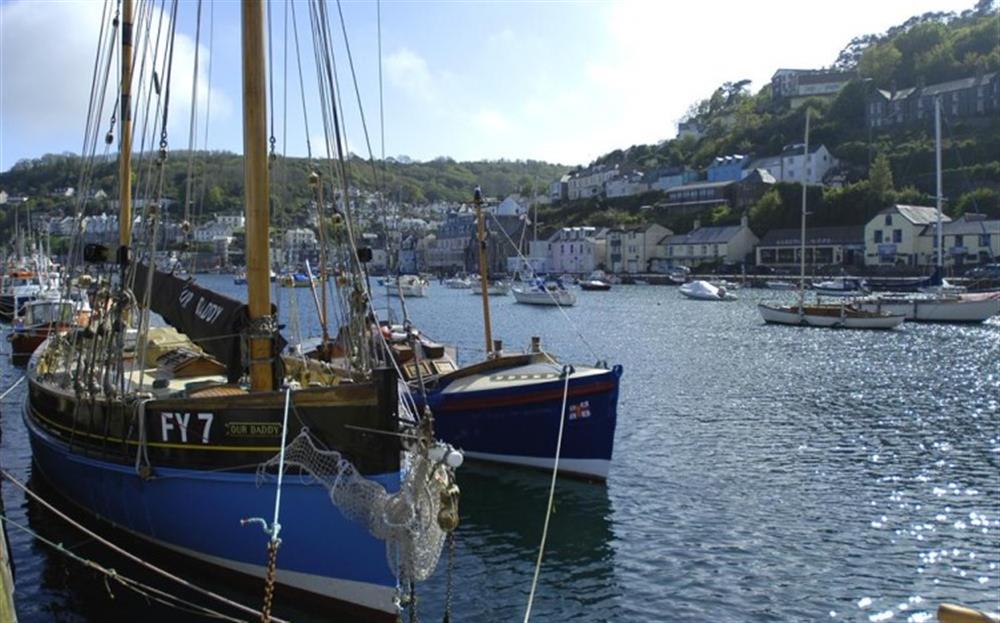 Looe harbour, a short drive from Glintings at Glintings in Polperro