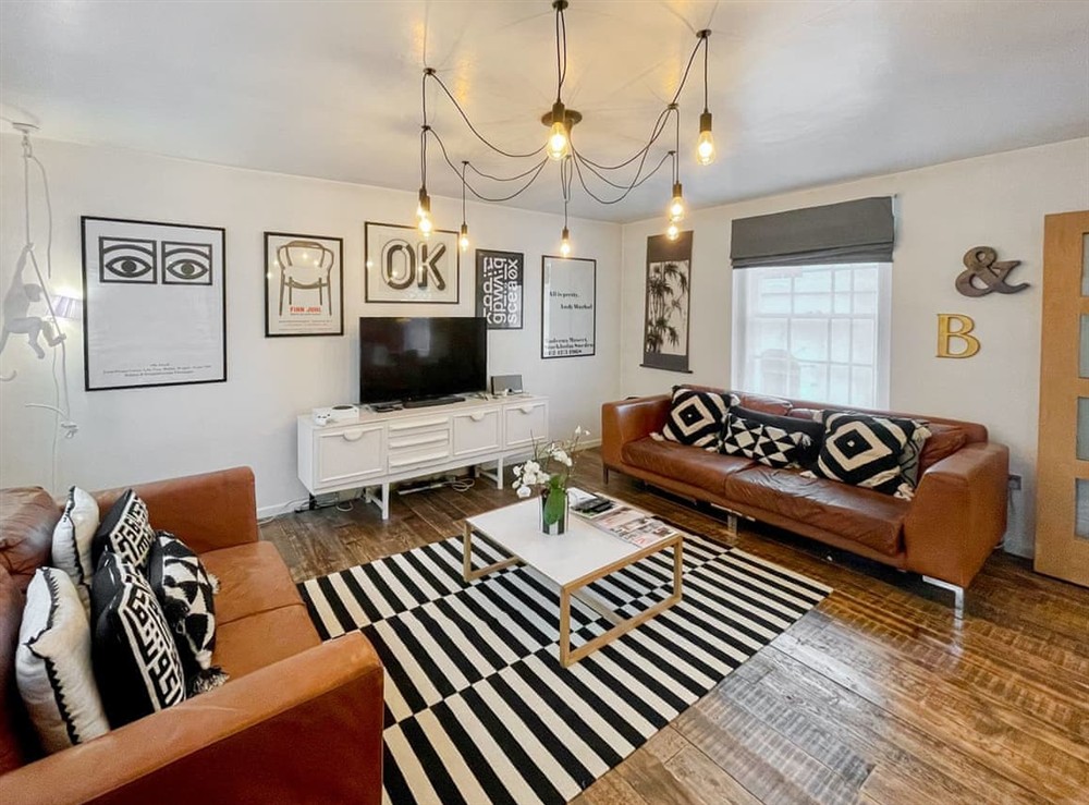 Living area at Gloucester Street in Bristol, Avon