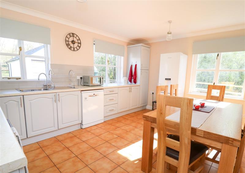 The kitchen at Glyn Cottage, Llanon