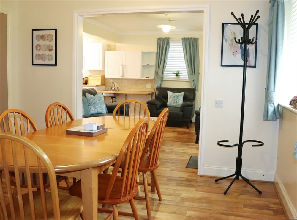 Living room/dining room at Cottage 10, 