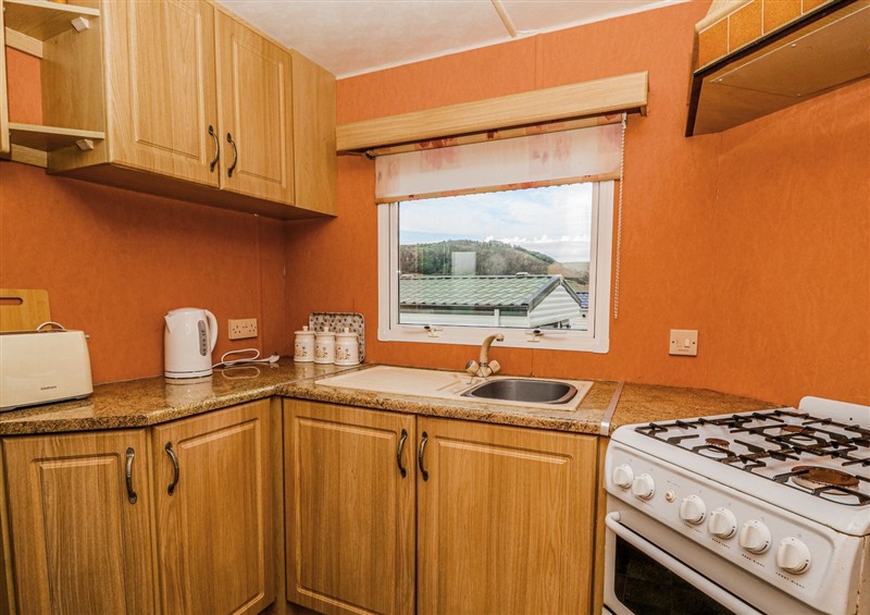 The kitchen at GM18, Clarach Bay near Aberystwyth