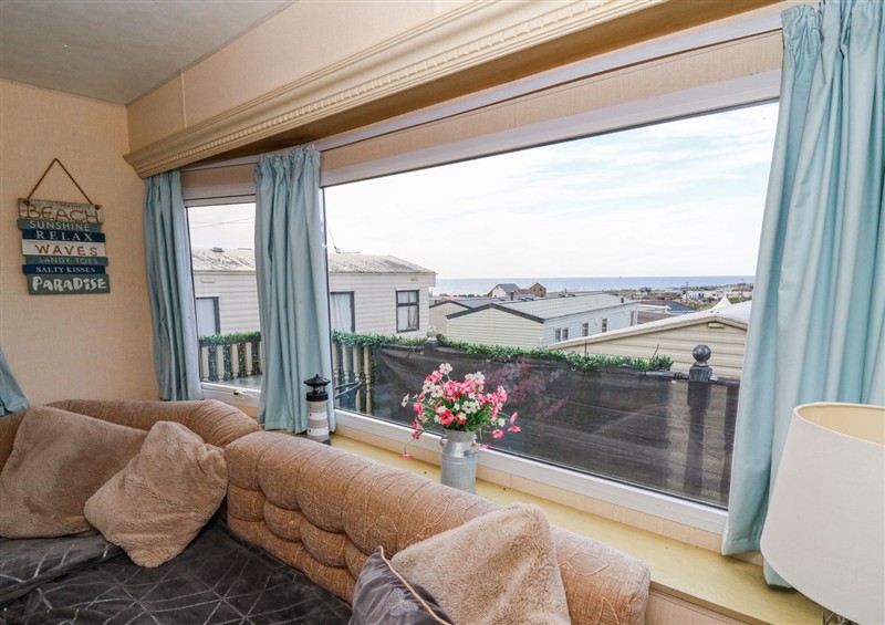 The living area at GM18, Clarach Bay near Aberystwyth