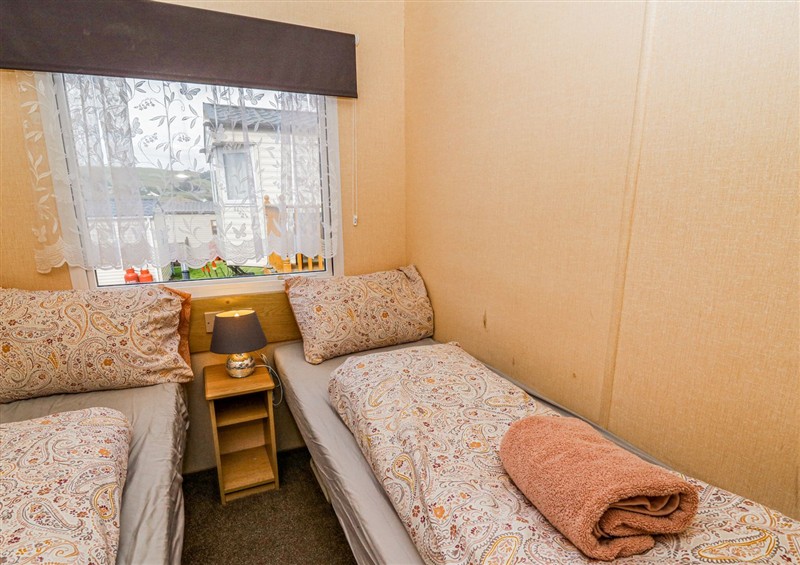 This is a bedroom at GM18, Clarach Bay near Aberystwyth